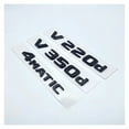 thumbnail image 5 of 3D Letters V260L V220d V250d V300d NIGHT EDITION Emblem Fit For Mercedes Fit For Benz V W447 Car Badge Trunk Nameplate Logo Sticker, 5 of 7