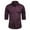 Wine, variant on purcolt Men's Dress Shirts Business Casual Stretch Wrinkle-Free Formal Shirt Long Sleeve Button Down Wedding Work Shirts