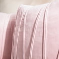 thumbnail image 2 of Top Finel Decorative Hand-Made Throw Pillow Covers Soft Particles Velvet Solid Cushion Covers 16 x 16 for Couch Bedroom Car, Pack of 2, Pink, 2 of 5