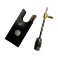 thumbnail image 4 of MERIGLARE Full Size Bow Frog with Screw Replaces for 3/4-4/4 Violin Musical Instrument B, 4 of 9