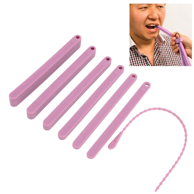 Bite Blocks, Teether Stick Improve Speech Clarity 6Pcs Reduce Teeth Grinding for Communication