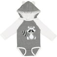 thumbnail image 3 of Inktastic Cute Woodland Animal Raccoon Boys or Girls Long Sleeve Baby Bodysuit, 3 of 5