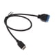 thumbnail image 4 of USB3.1 Encabezado Del Panel Frontal A USB 3.0 Cable De Extensión De 20 Pines, licencia Base Cable Adaptador De 20 Cm Para ROG MAXIMUS IX FORMUL, 4 of 7
