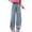 Blue, variant on Coerni Girls Cute Butterfly Ripped Denim Pants Elastic High Waist Baggy Wide Leg Jeans Causal Fashion Denim Trousers 5-13 Years