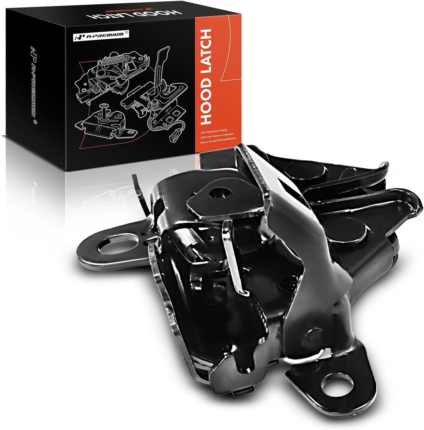 A-Premium Front Hood Latch Assembly Compatible with Ford & Lincoln