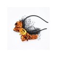 thumbnail image 4 of 1pc Multicolor Halloween Pumpkin & Spider Web Mesh Hair Hoop/ Headband For Women, Perfect For Outdoor Parties, 4 of 5