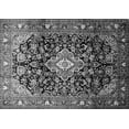 thumbnail image 1 of Ahgly Company Indoor Rectangle Medallion Gray Traditional Area Rugs, 6' x 9', 1 of 1