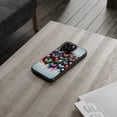 thumbnail image 2 of DistinctInk Clear Hybrid Case for Apple iPhone 13 Pro Max (6.7" Screen) - Lively Love: Graffiti Hearts in Rainbow - Lightweight Grip, 2 of 8