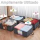 thumbnail image 2 of 10Pcs Cajas de Almacenamiento XL Grande - 90L Bolsa de Almacenamiento de Ropa de Gran Capacidad, Bolsa de Almacenamiento de Ropas, Tela Gruesa, Transparente, Organizador para Ropa, Edredones, 2 of 9