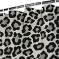 thumbnail image 3 of Leopard Pattern Shower Curtain with Classic Vintage Animal Print, Tropical Romantic Polka Spots, Waterproof Fabric with Hooks, Machine Washable, Cute Cartoon Fashion Decor, 3 of 5