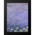 thumbnail image 2 of Monet, Claude 11x14 Black Modern Framed Museum Art Print Titled - Water Lilies: Morning, c. 1914-26 - left, 2 of 5