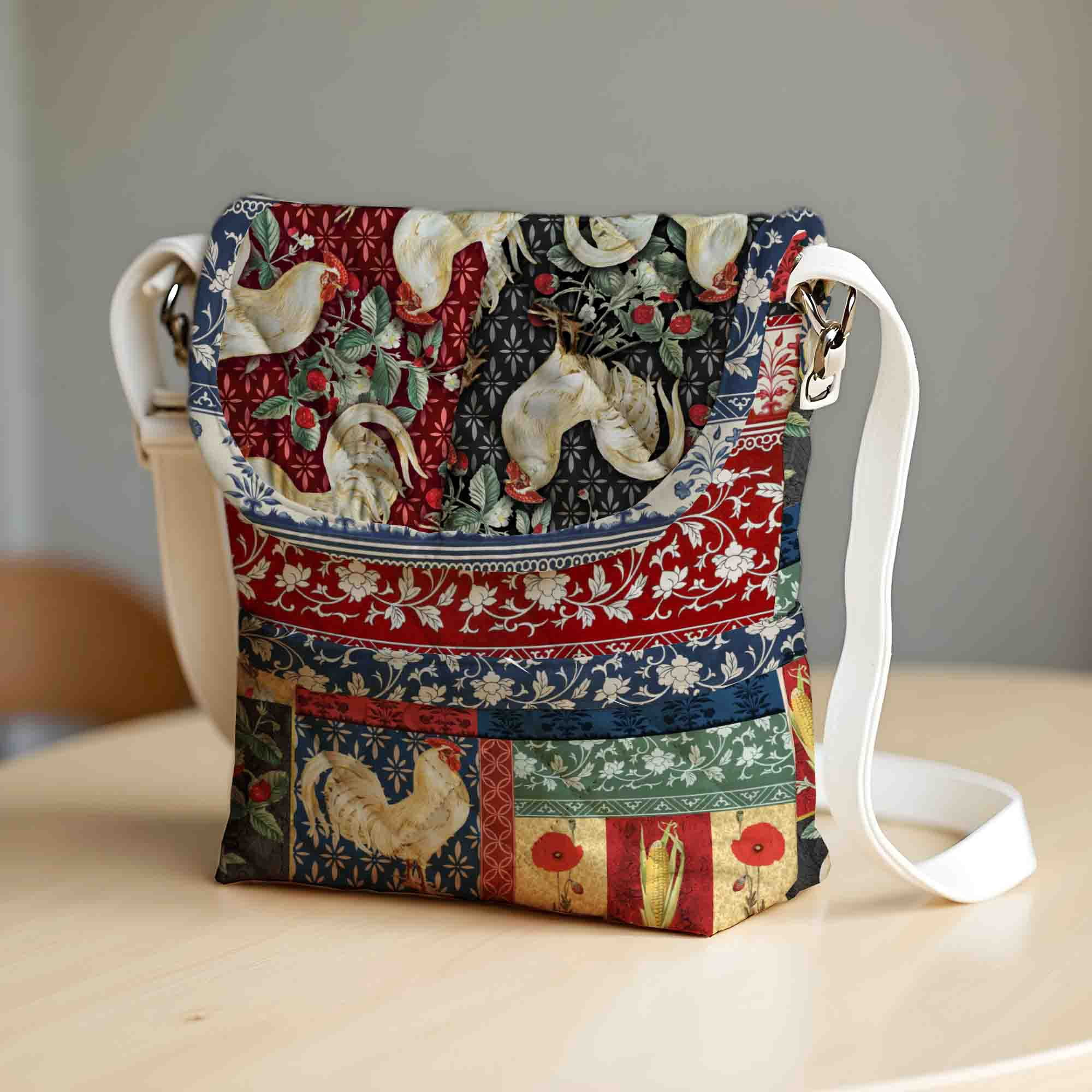 David Textiles 18" x 21" 100% Cotton Counrty Lane, Multi-color, for Quilting & Sewing, 5 Pieces