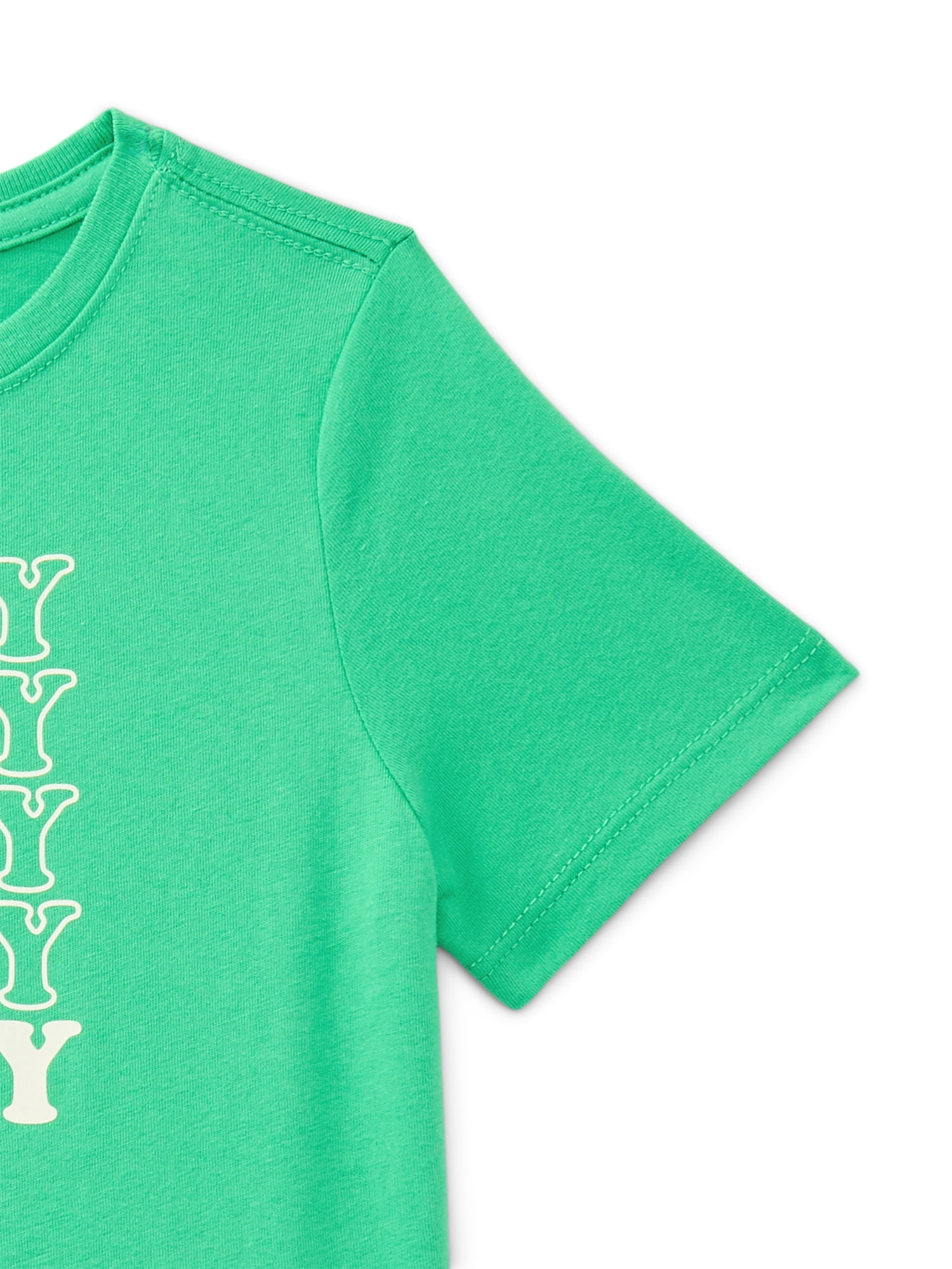 St. Patrick’s Day Toddler Boys or Girls Short Sleeve T-Shirt from Way To Celebrate, Sizes 12M-5T