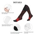 thumbnail image 5 of Lsque Halloween Vampire Party Pattern Sport Compression Socks for Men & Women 15-20 mmHg Knee High Nurse Pregnant Running Medical and Travel Athletic, 5 of 6