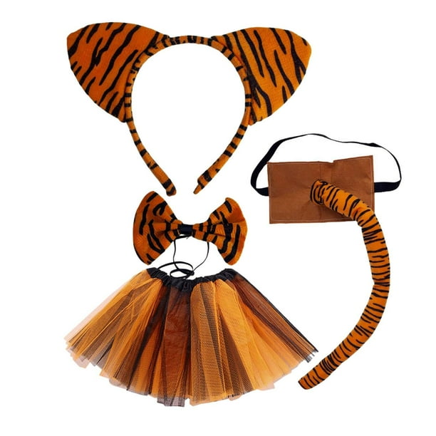 Disfraz De Tigre para Halloween Yinane Diadema con orejas Cosplay