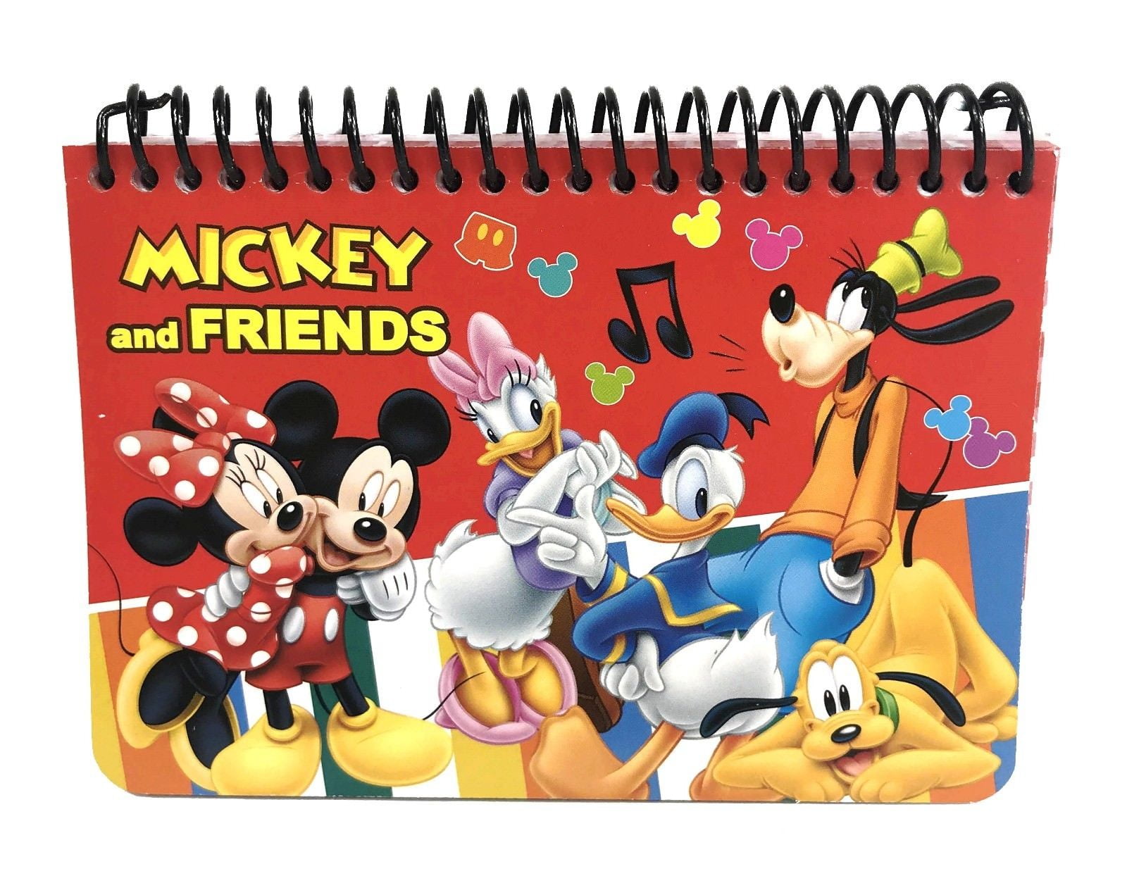Disney Mickey Mouse and Friend Red Autograph Book New
