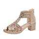 thumbnail image 2 of Sandalias transpirables de verano para mujer con suela gruesa de diamantes de imitación y puntera abierta Wmkox8yii nm8658, 2 of 8