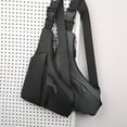 thumbnail image 4 of Anti Theft Men Close Fitting Chest Bag Leisure Leather Film Waterproof Triangle Bag Crossbody Wallet Sports Cycling Sling Bag, 4 of 10