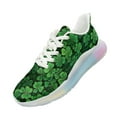 thumbnail image 4 of Psesaysky Rainbow Atmospheric Cushion Running Shoes Walking Sneakers Print Tennis Shoes with Four Leaf Clover for Women, 4 of 7