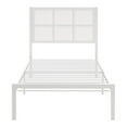 thumbnail image 6 of Lexicon Sanibel Metal Frame Twin Metal Platform Bed in White, 6 of 9