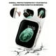 thumbnail image 3 of 1-Piece Men's And Women's Protective Case With Tempered Film Suitable For Apple Watch Case 38mm, 40mm, 41mm, 42mm, 44mm, 45mm, 49mm, With Screen Protection Film Fully Covering Hard Case Protection Sui, 3 of 4