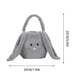 thumbnail image 5 of Cesta de Pascua personalizada con forma de conejito, cesta de Pascua personalizada con asas, bolsa de huevos mullida personalizada, regalos para niños, niñas, bebés, niños pequeños y adolescentes., 5 of 5