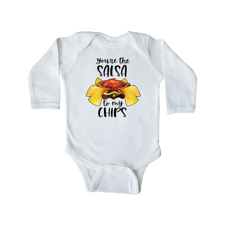 

Inktastic Cinco De Mayo You re the Salsa to my Chips Gift Baby Boy or Baby Girl Long Sleeve Bodysuit