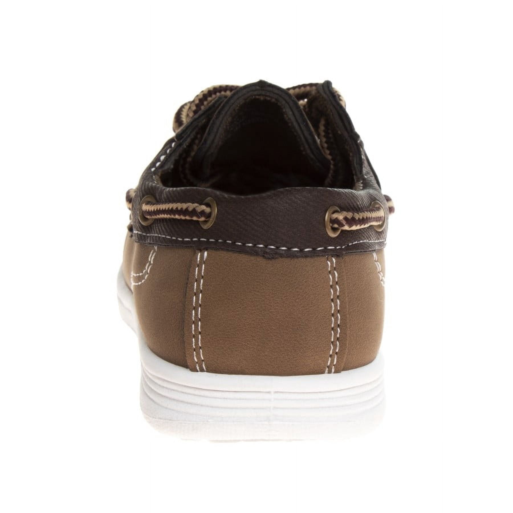 Sail Toddler Boys Rope Boat Shoes, Taupe, 9