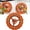 Orange, variant on Interactive Parrot Exercise Wheel with Chewable Wooden Perch Bird Activity Cage Toy for Conures Budgies and Small Parrots