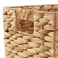 thumbnail image 6 of Casafield Set of 3 Water Hyacinth Storage Baskets with Handles - Small, Medium, and Large Woven Nesting Storage Bin Organizers for Shelves, 6 of 7