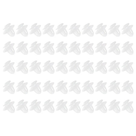 Bumper Trim Molding - 50Pcs Car Nylon Bumper Fasteners Fender Rivet Clips Retainer Pin Rivets Trim Moulding Clip for Mercedes-Benz