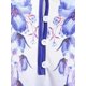 thumbnail image 3 of Camiseta con Estampado Floral de Talla Extra con Color Degradado con Mangas en Forma de Campanilla Rosegal  Camisetas tallas grandes, 3 of 5