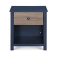 thumbnail image 2 of Olive & Opie Connelly Nightstand Midnight Blue/Vintage Walnut, 2 of 3