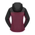 thumbnail image 6 of Little Donkey Andy Women's Waterproof Rain Jacket Lightweight Outdoor Windbreaker Rain Coat Shell for Hiking,Travel Dark Black/Red M, 6 of 7