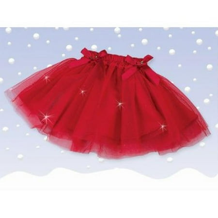 

Bearington Sparkling Red Christmas Tutu Skirt for Baby Girls Todllers(12-24 Months)