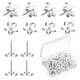 thumbnail image 1 of 200 Piezas en Forma de Estrella Chinchetas de PláStico Transparente con Caja de PláStico para Tablero de Corcho Punta de Acero Decorativa, 1 of 7