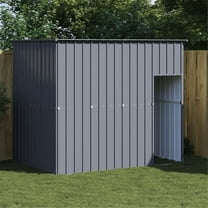 Casafoyer Dog House with Roof Anthracite 84.3"x60.2"x71.3" Galvanized Steel