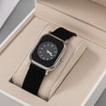 thumbnail image 3 of Resicozy Watches for Women Fashion Simple Quartz Wrist Watches with Silicone Strap for Sports Casual Round/Square Dial Watches Black, 3 of 4