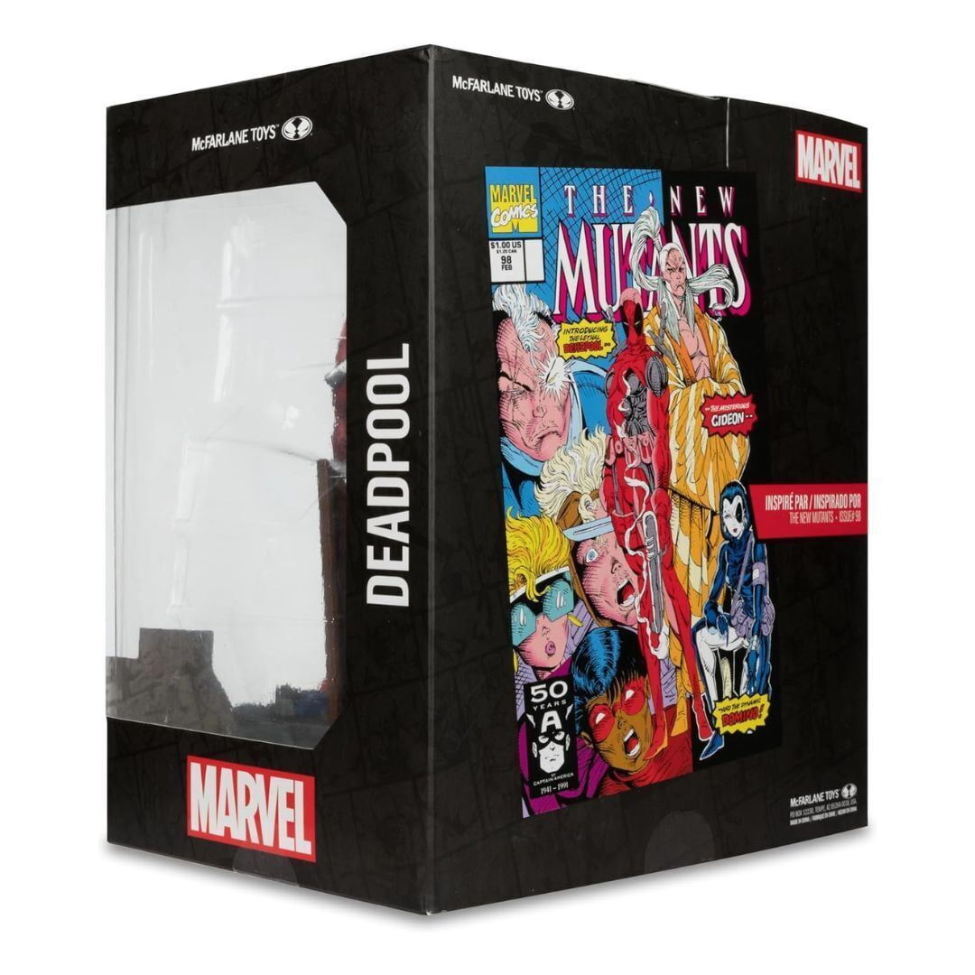 Deadpool (The New Mutants #98) 1:10th Scale Posed Figure w/Scene - McFarlane Toys