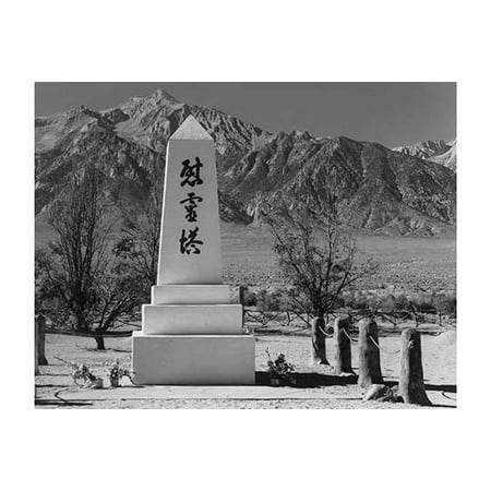 Marble monument with inscription that reads Monument for the Pacification of Spirits with mountains in the background  Ansel Easton Adams was an American photographer best known for his (Best Background Music For Reading)
