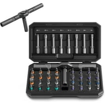 42 in 1 Magnetic Screwdriver Set, Screw Driver Set Kit with Detachable Ratchet Handle, DIY Mini Ratchet Screwdriver, Ratchet Allen Wrench Set for Furniture, Computers, Electronics, Bicycles
