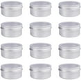 thumbnail image 3 of 14Pack 2 OZ Tin Cans Screw Top Round Aluminum Cans Screw Lid Containers with Clear Window, 3 of 7