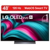 LG 48" C5 Series 4K UHD OLED evo AI Smart webOS 25 TV, OLED48C5PUA
