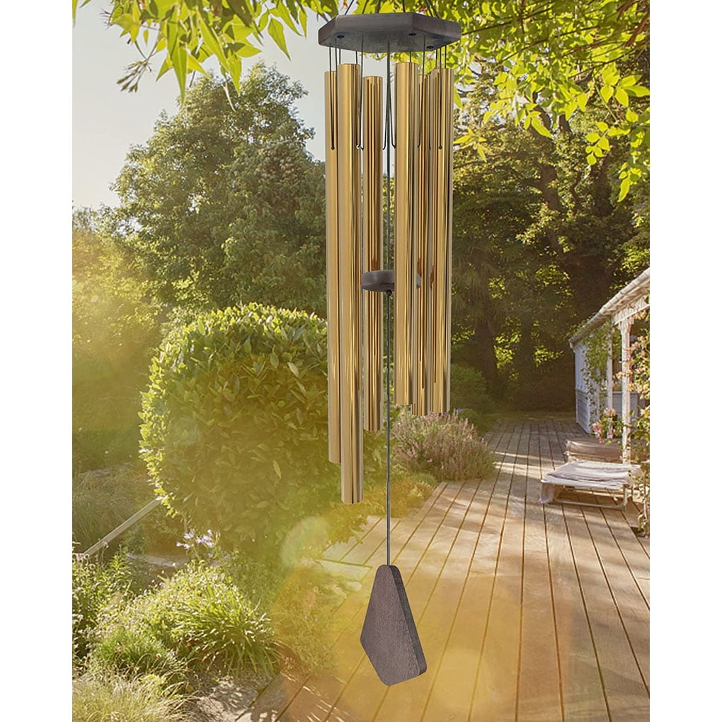 Wind Chimes Large Deep Tone Resonant Church Bell Home Garden Outdoor Decor 