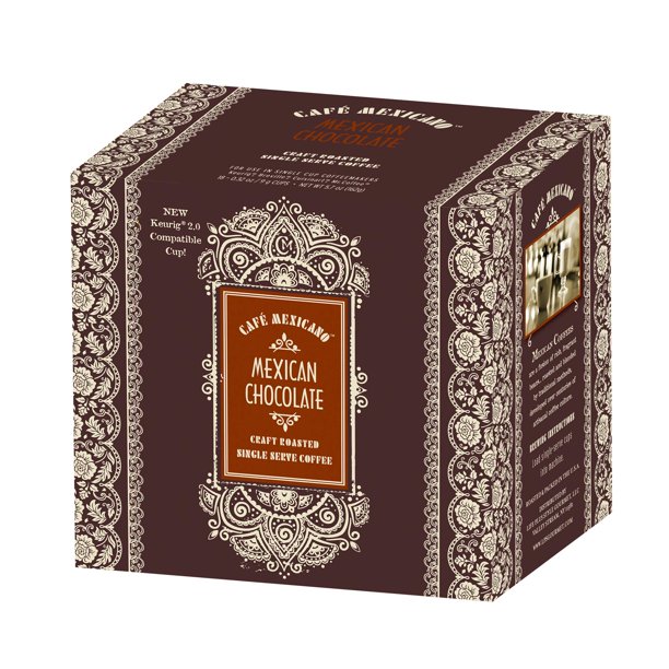 Cafe Mexicano Mexican Chocolate Single Serve Coffee 18 pods