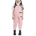 thumbnail image 2 of Fancifize Kids Chest Waders Youth Fishing Waders for Unisex Children Waterproof Hunting Waders with Boots 3-13Y, 2 of 4