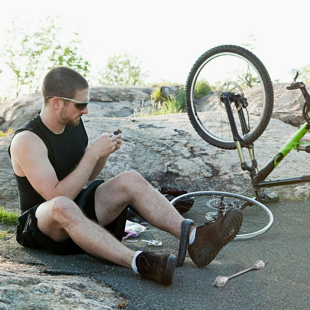 Homoyoyo Support de Dévoilage de Roue de Bicyclette en Acier avec Adaptateur d'Axe Traversant pour Roue avant