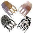 thumbnail image 1 of Bangcool Femmes Pinces à Cheveux Petites 4PCS Vache Simple Cheveux Attraper Barrettes Pinces à Cheveux, 1 of 10