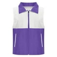 thumbnail image 2 of purcolt Womens Lightweight Golf Vest Color-Block Sleeveless Jacket Full-Zip Waistcoats with Pockets Outdoor Vest Outerwear, 2 of 6