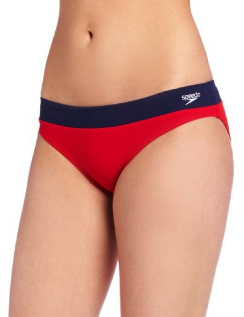 Speedo Women's Guard Hipster Swimsuit Bottom, Red, Small - image 1 of 1
